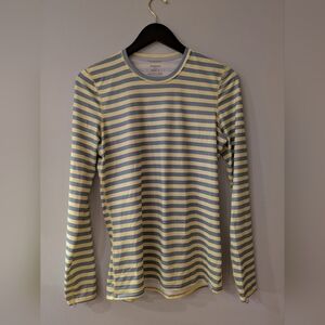 Patagonia Yellow and Gray Long Sleeve Tee